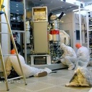 Movimentazione tramite gru a ponte in Clean Room